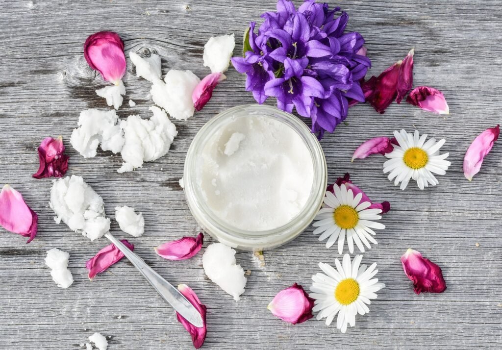 coconut oil and essential oils