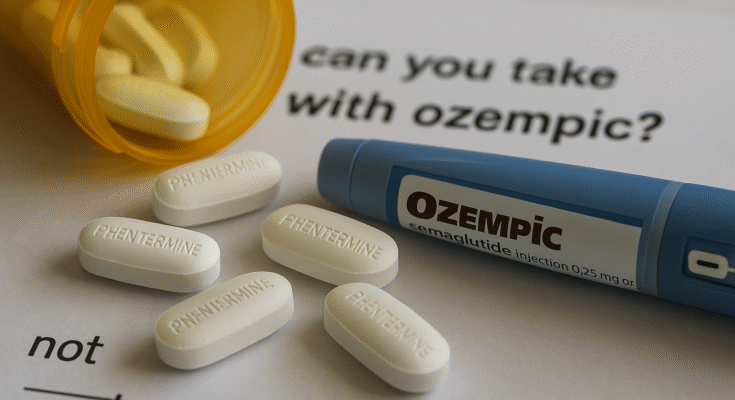 can you take phentermine with ozempic